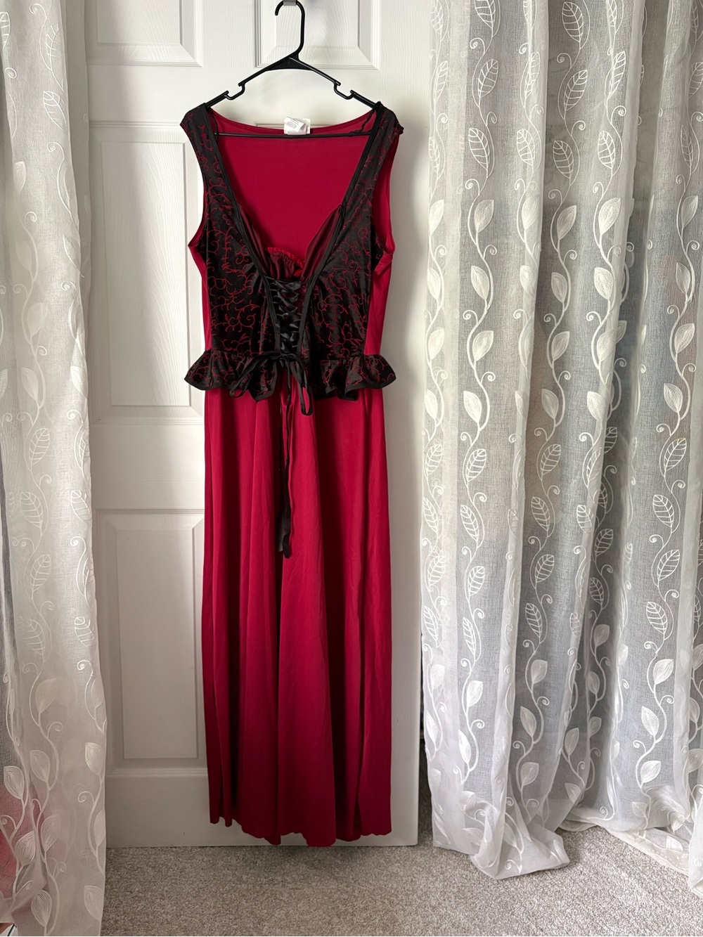 California Costume Velvet Bodice Halloween Renaissance Fair maxi Dress plu sz 3X